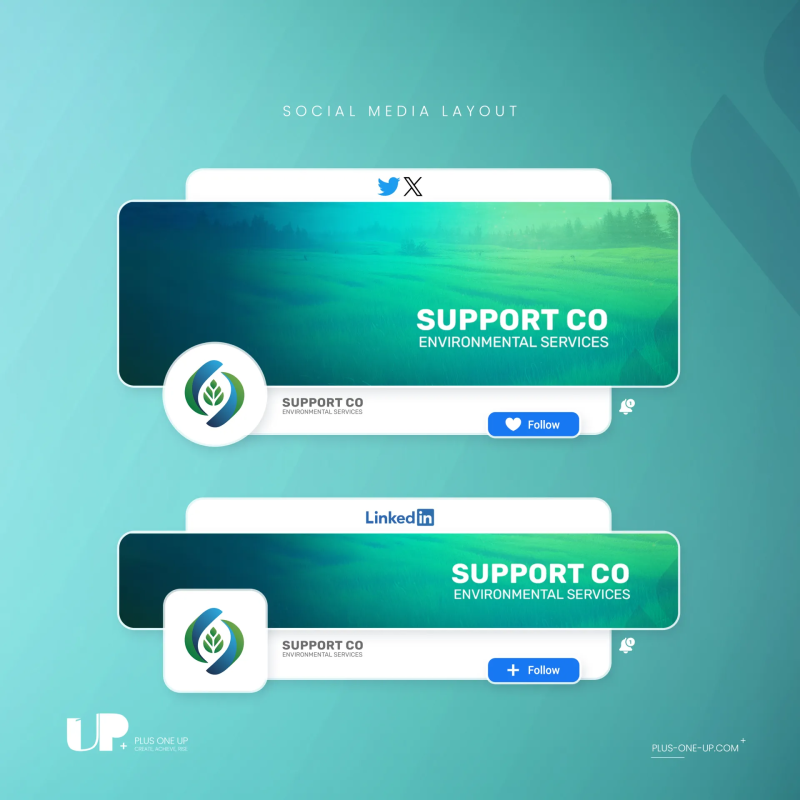Professional Social Media Cover Design for SUPPORT CO
